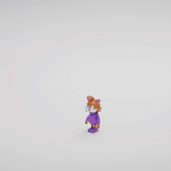 Cat In Bedroom Animation