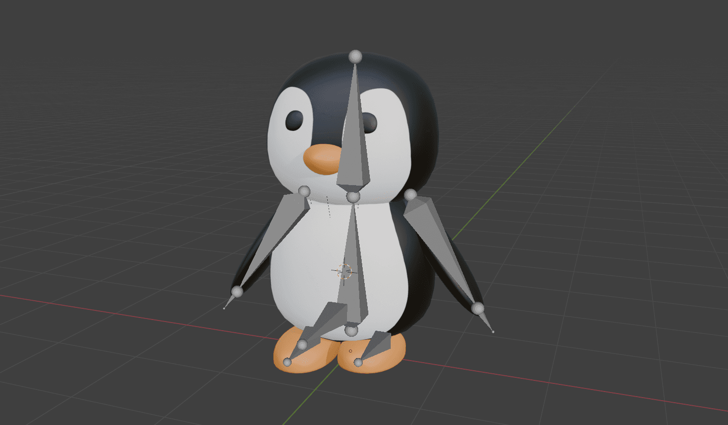 Character model in Blender